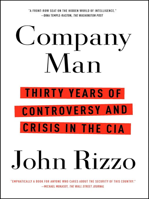 Title details for Company Man by John Rizzo - Wait list